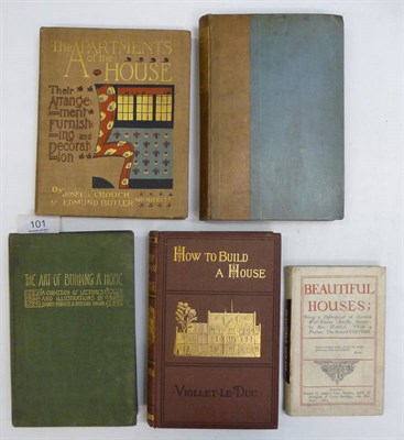 Lot 101 - Parker (Barry) & Unwin (Raymond) The Art of Building a Home, 1901, t.e.g., original cloth;...