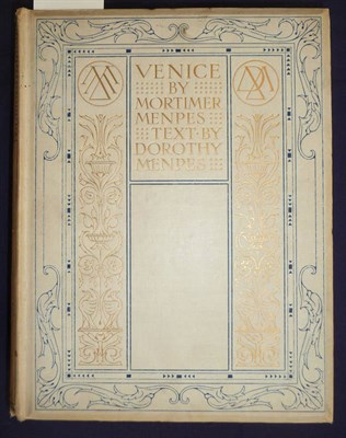 Lot 226 - Menpes (Dorothy & Mortimer) Venice, 1904, A. & C. Black, numbered ltd. edition of 500, signed...