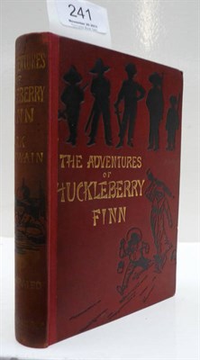 Lot 241 - Twain (Mark) The Adventures of Huckleberry Finn .., 1884, Chatto & Windus, first edition, 32...