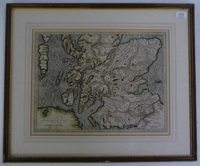 Lot 249 - [Mercator (Gerhard)] [Scotiae Regnum south sheet], nd. [1595 or later], hand-coloured map,...