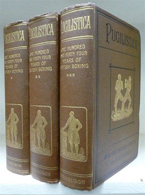 Lot 269 - Miles (Henry Downes) Pugilistica, The History of British Boxing .., 1906, 3 vols., t.e.g., original