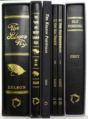 Lot 276 - Flyfisher's Classic Library Grey (Edward), The Fly-Fisherman and On Sea Trout, 1994, 2 vols.,...