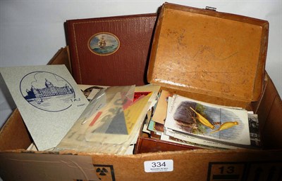 Lot 334 - Mixed Ephemera, including a collection of 1930's P & O menus and passenger lists, a case of...