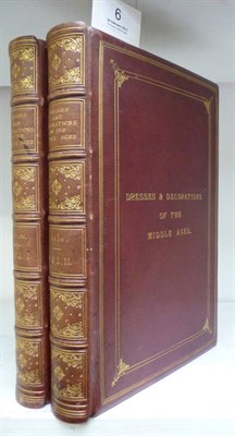 Lot 6 - Shaw (Henry) Dresses and Decorations of the Middle Ages, 1843, 2 vols., 94, predominantly...