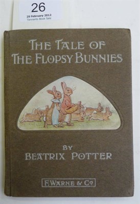 Lot 26 - Potter (Beatrix) The Tale of the Flopsy Bunnies, 1909, first edition, notice board to page 14,...