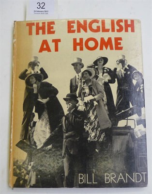 Lot 32 - Brandt (Bill) The English at Home, 1936, first edition, original pictorial boards (spine rubbed)