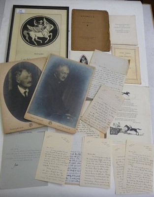 Lot 34 - Masefield (John) A small archive of material sent by John Masefield to his friend Alice with...