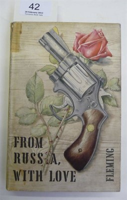 Lot 42 - Fleming (Ian) From Russia, with Love, 1957, Cape, first edition, black cloth with silver and...