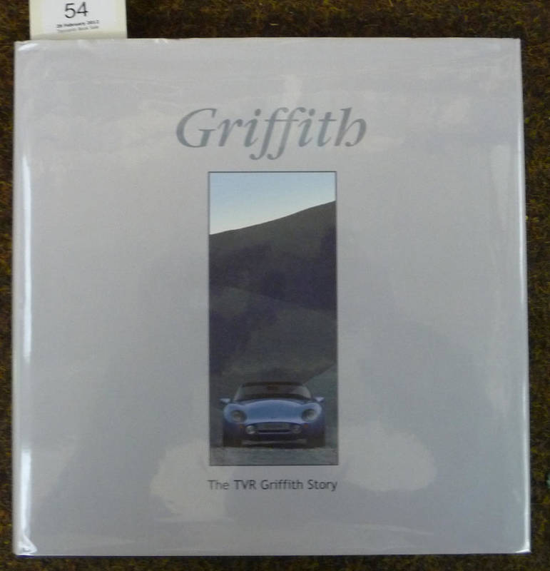 Roger Shackleton Lot 54 - Shackleton (Roger A.) The TVR Griffith Story,
