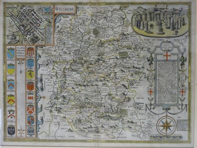 Lot 80 - Speed (John) Wilshire, nd. [1611-31], Sudbury & Humble, hand-coloured map, 375mm x 502mm,...