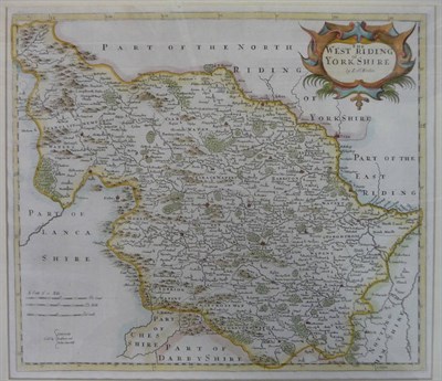 Lot 86 - Morden (Robert) The East Riding of York Shire, nd., Swale and Churchill, hand-coloured map, 357mm x