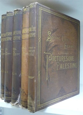 Lot 102 - Wilson (Charles) Picturesque Palestine, Sinai and Egypt, nd., Virtue, 4 vols. plus supplement...