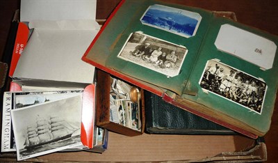 Lot 165 - A Large Collection of Mixed Postcards, including real photographic and other topography, comic,...