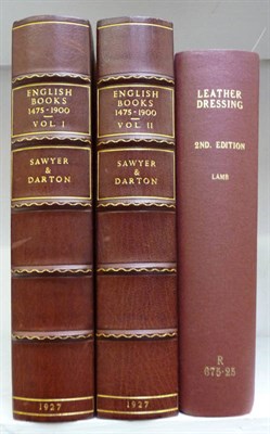 Lot 6 - Sawyer (Charles J.) & Darton (F. J. Harvey)English Books 1475-1900, A Signpost for Collectors,...