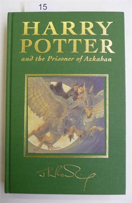 Lot 15 - Rowling (J.K.)Harry Potter and the Prisoner of Azkaban, 1999, first deluxe edition, first...