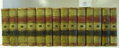 Lot 33 - Shakespeare (William)The Plays of William Shakspeare, 1806, 14 vols., edited by Manley Woods,...