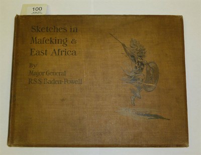Lot 100 - Baden-Powell (R.S.S.)Sketches in Mafeking and East Africa, 1907, oblong 4to., colour frontis...