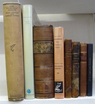 Lot 103 - Walton (Izaak) & Cotton (Charles)The Compleat Angler .., 1927, Thornton Butterworth, mounted...