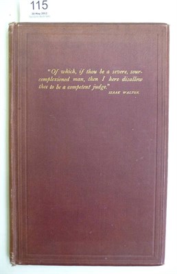 Lot 115 - Pritt (T.E.)The Book of the Grayling .., 1888, 3 chromolitho plates, original cloth