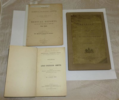 Lot 139 - LeprosyReport on Leprosy by the Royal College of Physicians, prepared for Her Majesty's...