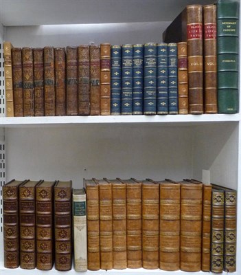 Lot 145 - BindingsA small collection of leather bound books including;[Britton (J.)], Beauties of England and
