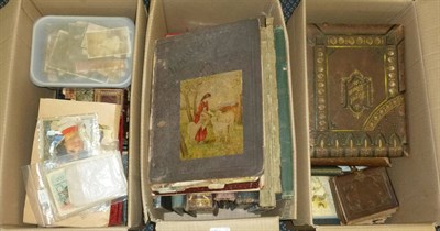 Lot 151 - A Large Collection of Photographs and Ephemera, mainly Victorian, including a quantity of...