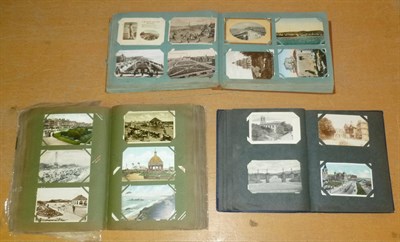 Lot 154 - Three Albums of Mixed Topographical Postcards, containing approximately eight hundred pre-war...