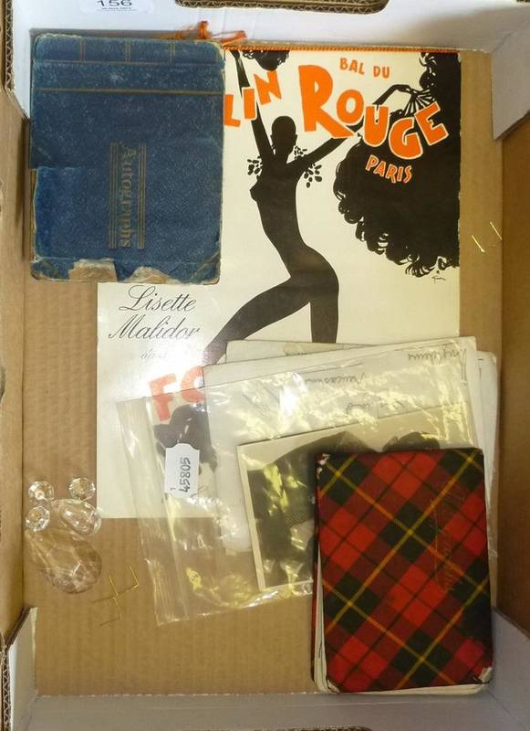 Lot 156 - Autographs and Ephemera, including two signed Dirk Bogarde postcards, a signed photograph of...