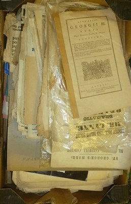 Lot 191 - A Large Collection of Theatre and Concert Broadsheets, Playbills and Programmes, from the early...