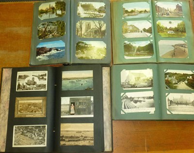 Lot 193 - Four Albums of Mainly Topographical Postcards, mostly pre-war, including an album of Liverpool...