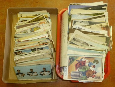 Lot 199 - A Collection of Mixed Postcards, approximately five hundred cards, both pre and post war, including