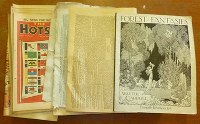 Lot 200 - Mixed Ephemera, including thirteen 1950 Beano's comics, seven 1950 Dandy comics, A.A. Milne...