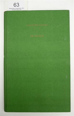 Lot 63 - Sassoon (Seigfried) In Sicily, 1930, Ariel Poem no. 27, numbered large paper edition of 400 copies