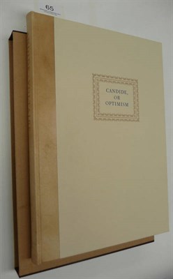 Lot 65 - Voltaire Candide, or Optimism, translated from the German of Dr Ralph .., 1996, Libanus Press,...