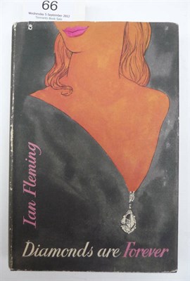 Lot 66 - Fleming (Ian) Diamonds Are Forever, 1956, Cape, first edition, black cloth with silver...