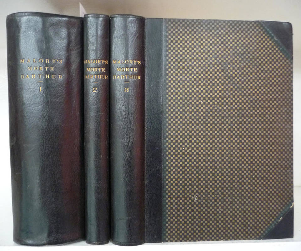 Lot 74 - Malory (Syr Thomas) Le Morte Darthur .., 1889, 1890, 1891, edited by Sommer (H.Oskar) with essay by