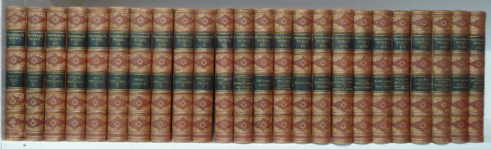 Lot 80 - Thackeray (William Makepeace) The Works of William Makepeace Thackeray, 1879, Smith, Elder, 24...