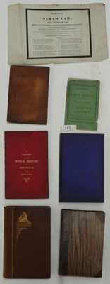 Lot 113 - Snell (Simeon) A History of the Medical Societies of Sheffield, 1890, original cloth (stained,...