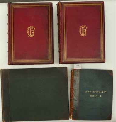 Lot 116 - Franklin (George)  Lord Mayoralty, 1897-8, 4to. album containing a large number of mounted...