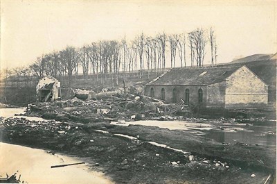 Lot 131 - The Great Sheffield Flood Sheffield Inundation, March 12, 1864, Photographic Views of the Fractured