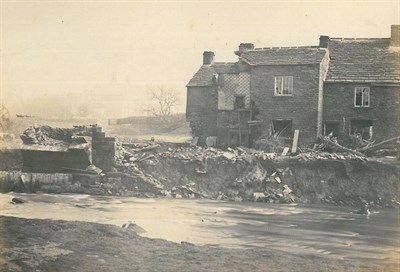 Lot 132 - Cox (H.W. & H.) The Aftermath of the Sheffield Flood, nd. [1864], 12 albumen prints, incl....