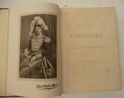 Lot 147 - Plantagenet-Harrison  The History of Yorkshire, Vol. I, Wapentake of Gilling West, 1879, folio,...