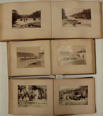 Lot 171 - Photographs Three family albums containing a large quantity of photographs including; Album 1:...