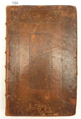 Lot 194 - Evelyn (John) Silva, Or a Discourse of Forest-Trees, and the Propogation of Timber ..., 1706,...