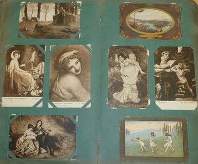 Lot 242 - An Album of Mixed Postcards, containing approximately two hundred and sixty cards, including...