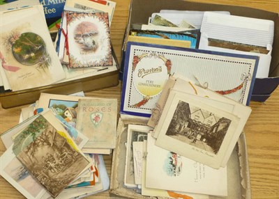 Lot 246 - Mixed Ephemera, including a box of postcards, mainly northern topography, also agriculture...