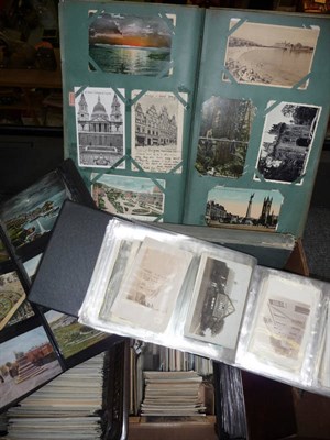 Lot 251 - A Large Collection of Mixed Postcards, both pre-war and modern, including topography, comic,...