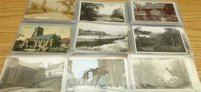 Lot 261 - Cheshire - One hundred and twenty seven postcards of Cheshire, including real photographic...