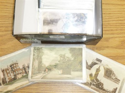 Lot 265 - Counties (L M & N) - One hundred and eighty two postcards, comprising 75 Leicestershire, 45...