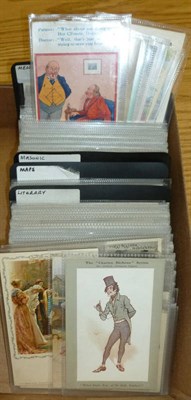 Lot 272 - Subject Cards (L & M) - Two hundred and thirty five postcards, comprising 93 literary subjects,...